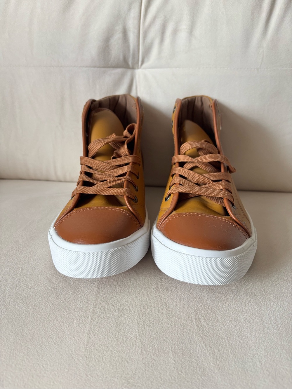 Men’s Casual High-Top Sneakers - Size 10